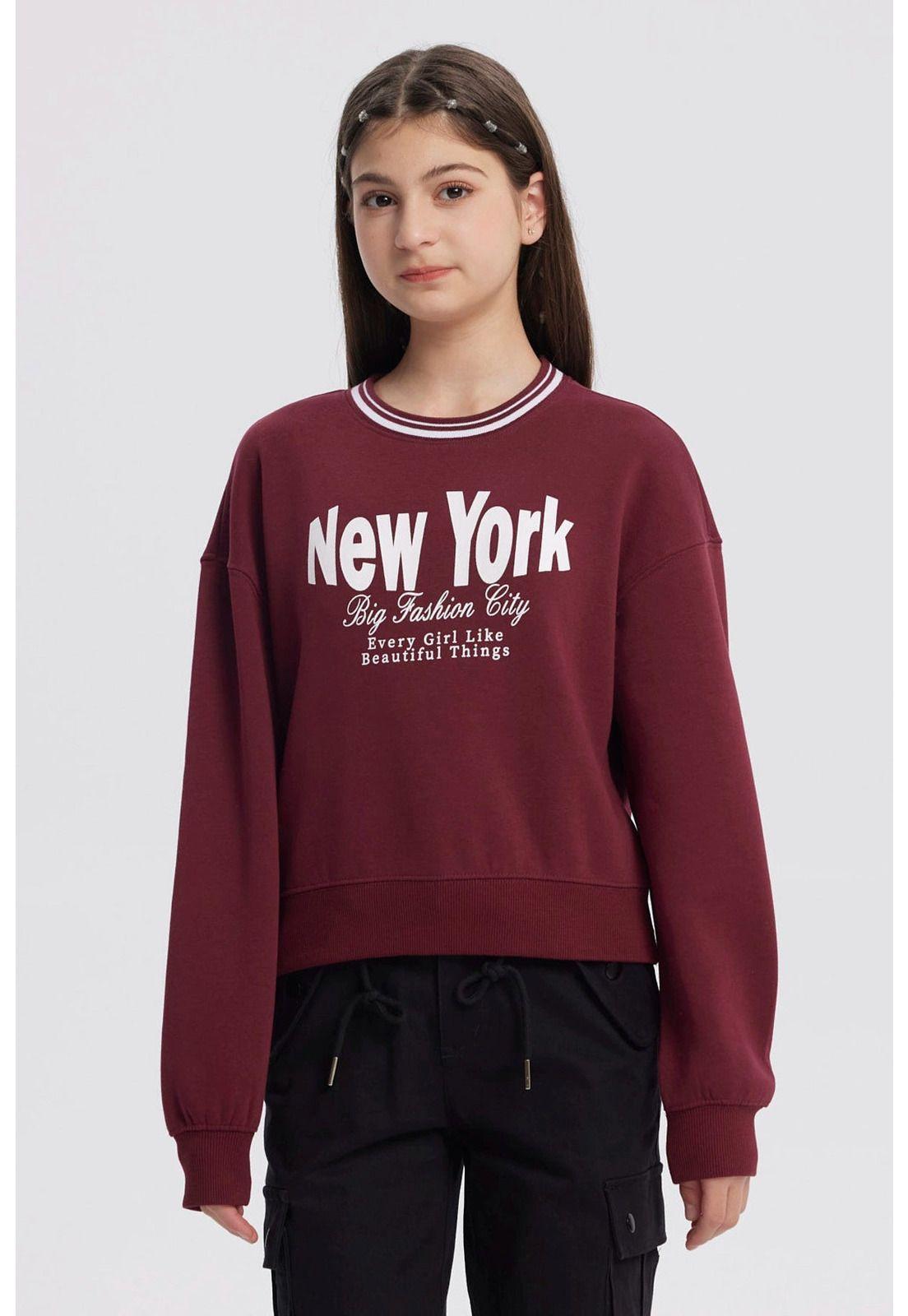 Polerón Niña Slim Rojo-0