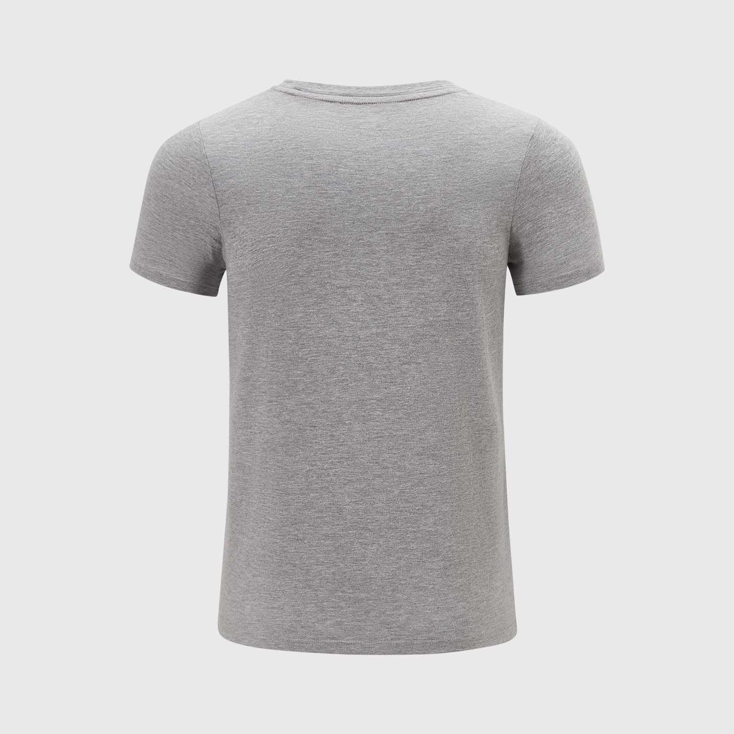 Polera Niño Print Gris Melange Fashion's Park-1