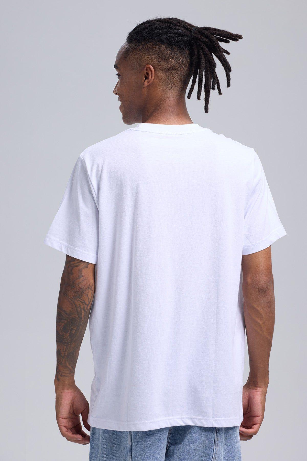 Polera Hombre Print Posicional Blanco-2