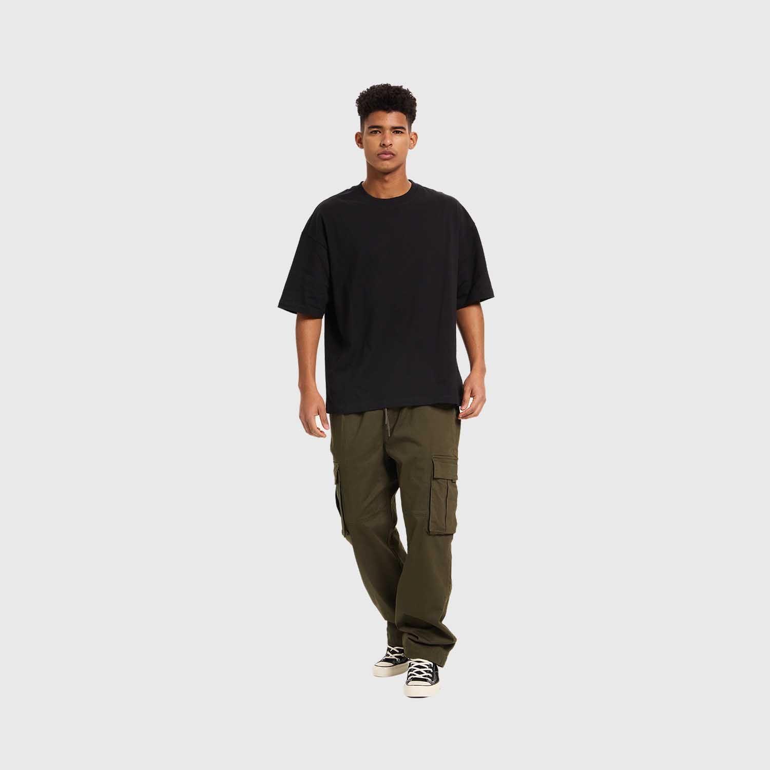 Polera Hombre Oversize Negro II Fashion's Park-3