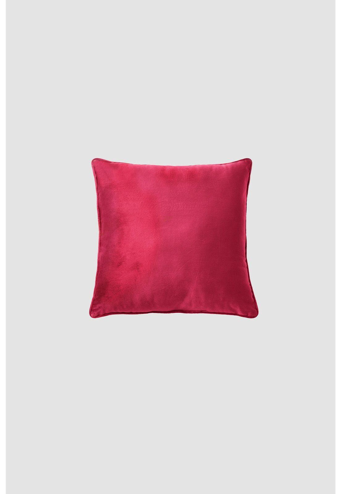 Cojín Unisex Velvet Liso Rojo-0