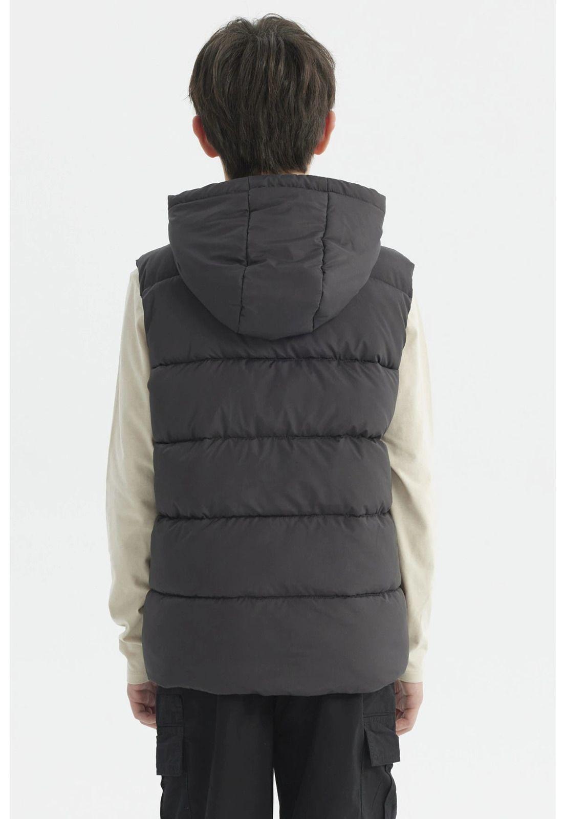 Parka Niño Gorro Acolchado Marengo-2