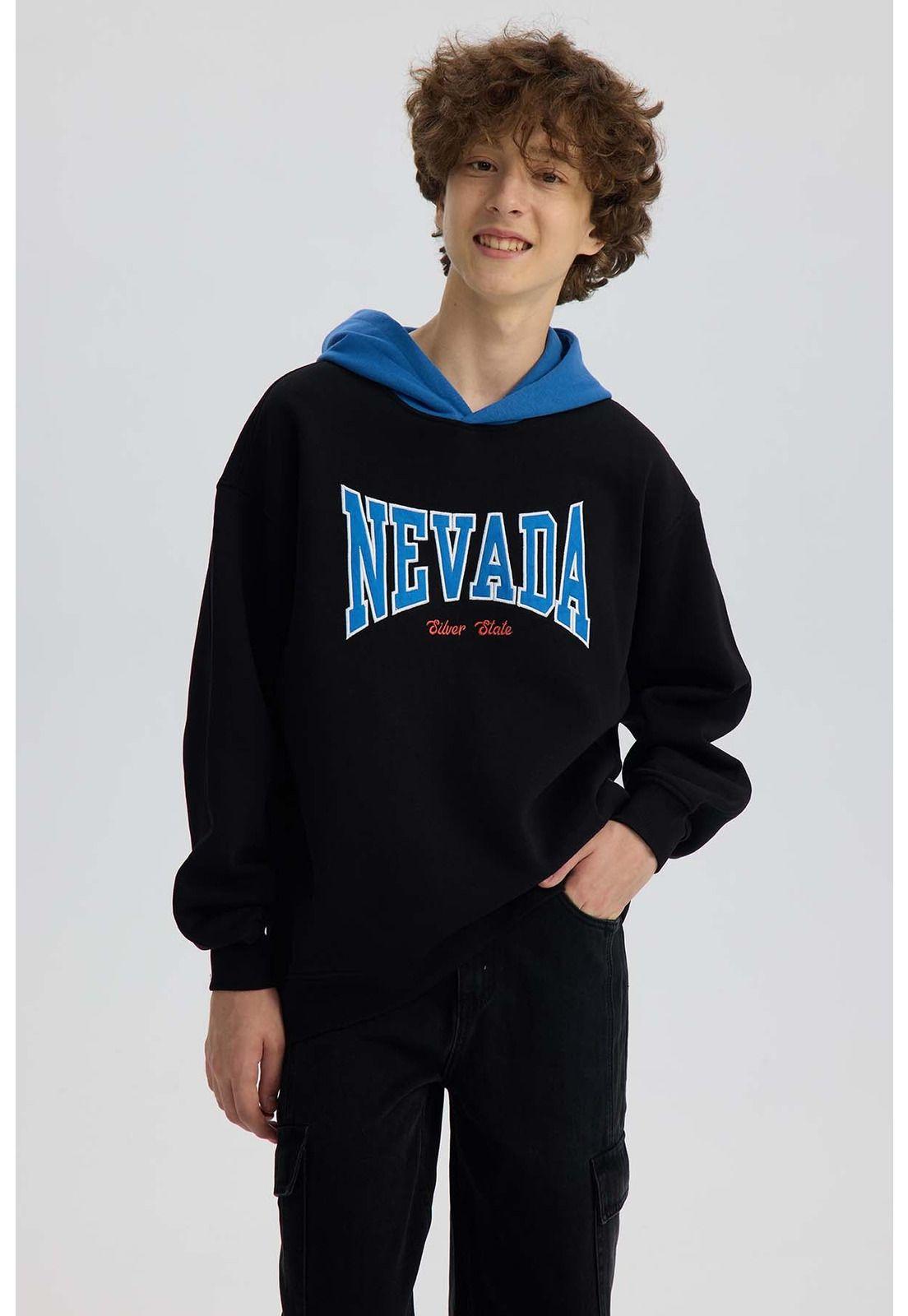 Polerón Niño College Negro-0