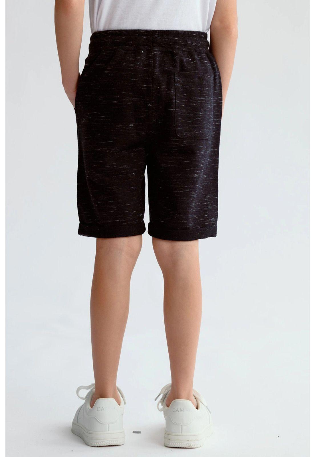 Bermuda Niño Bermuda Básico Negro-2