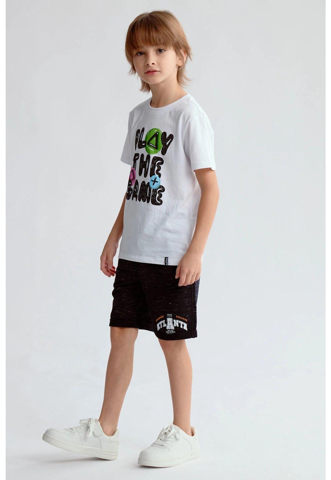 Bermuda Niño Bermuda Básico Negro-3