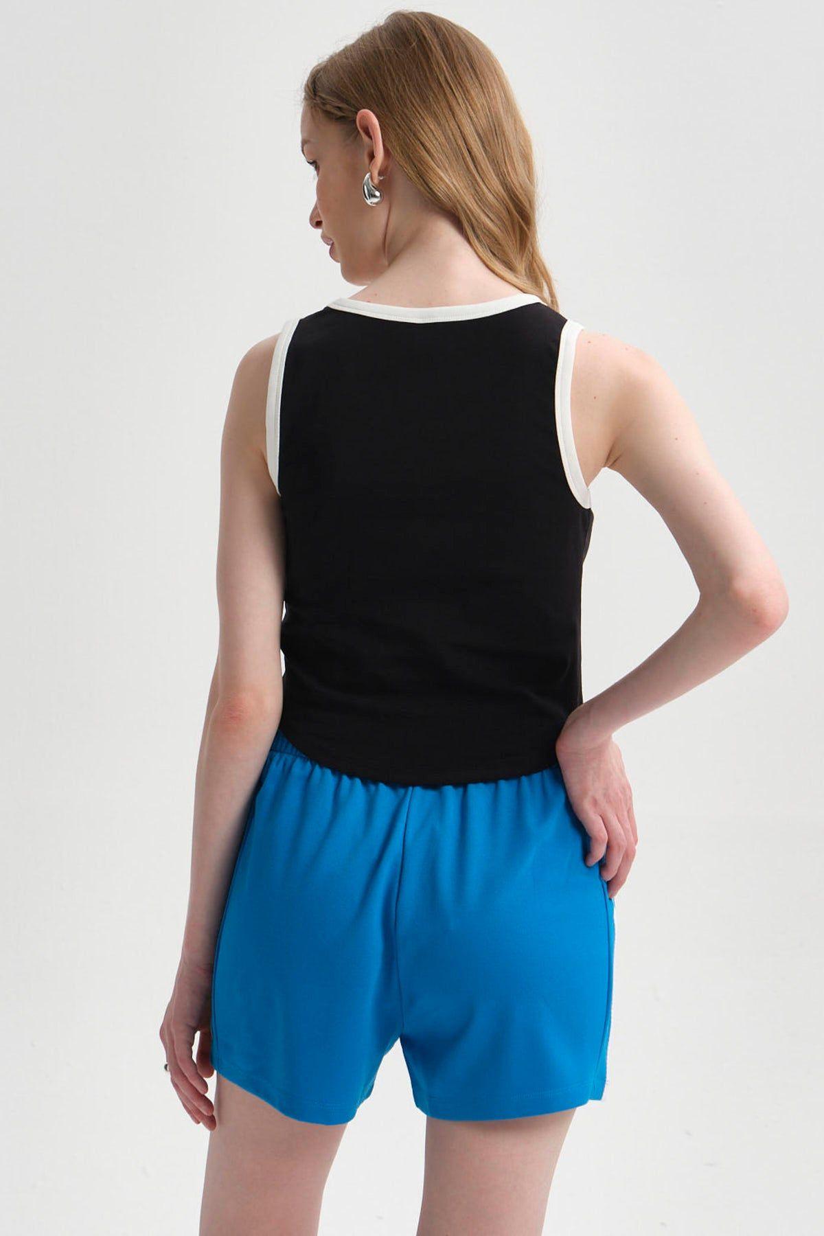 Peto Mujer Contraste Negro-2