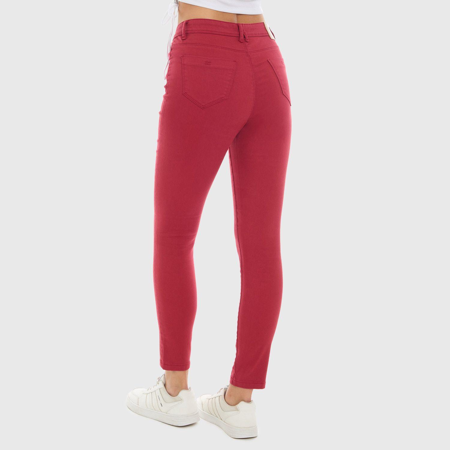 Jeans Mujer Emilia Rojo Fashion's Park-2