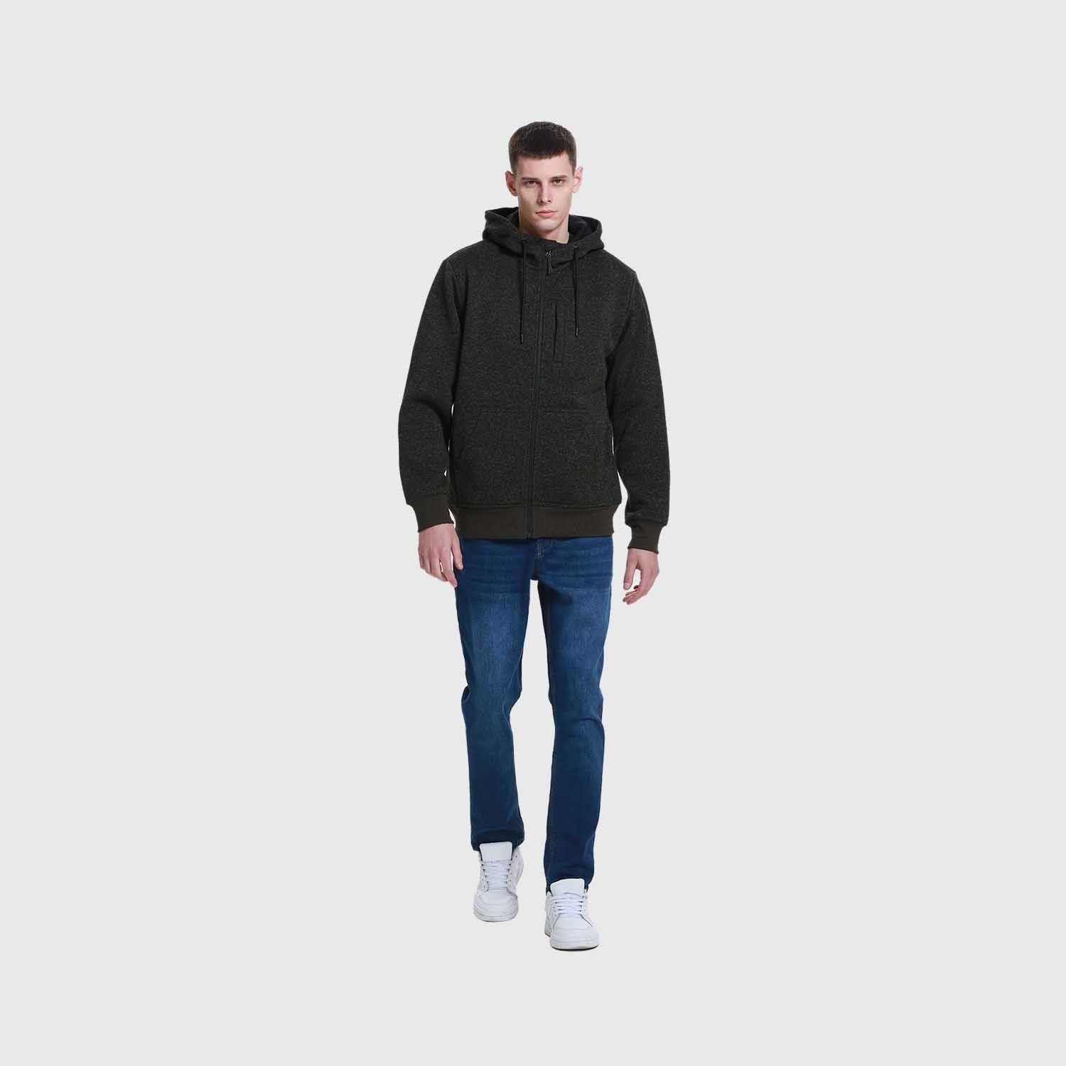 Polar Hombre Hoodie Verde Militar Fsp Iii Fashion's Park-3