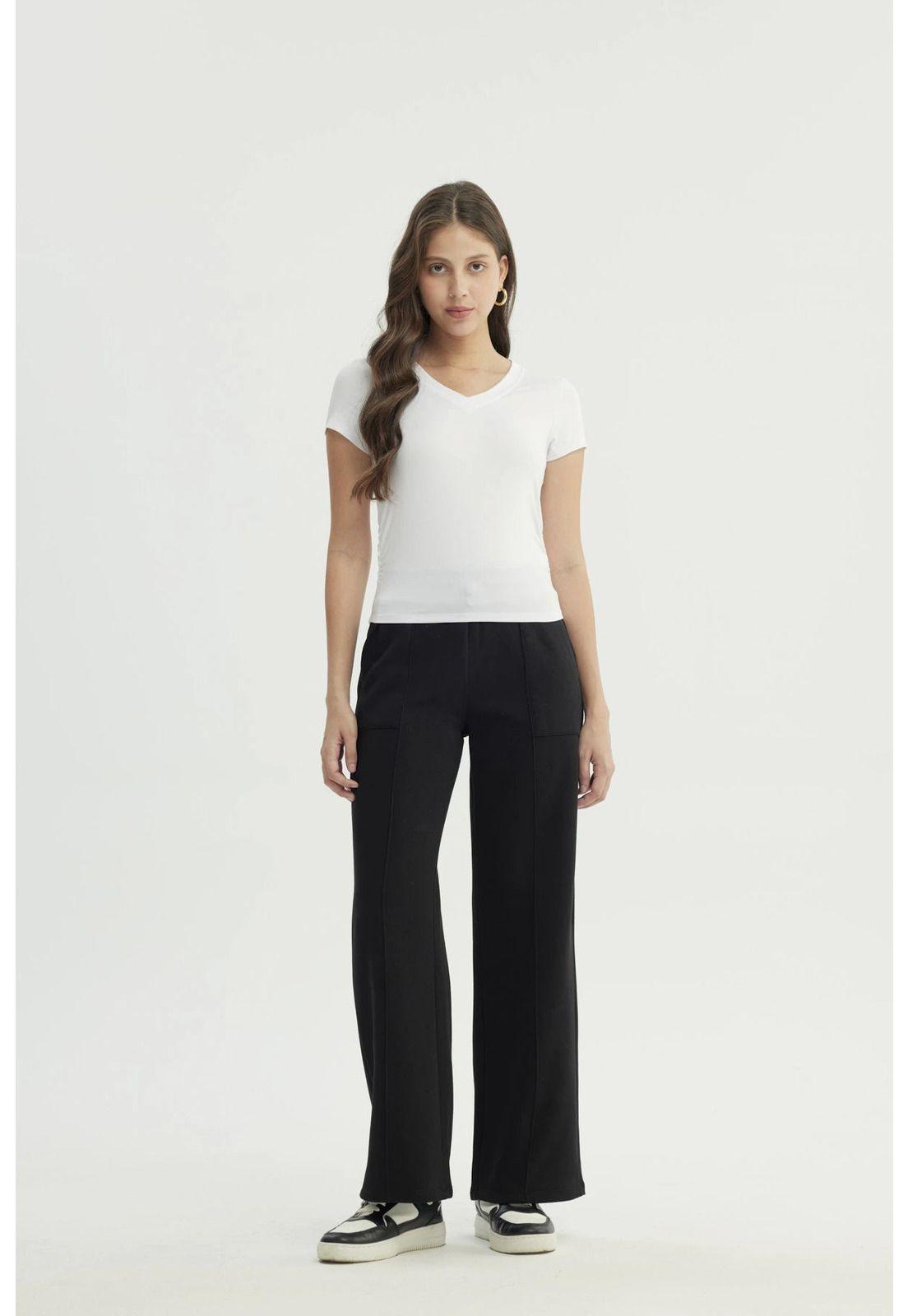 Polera Mujer Slim Fit Blanco-3