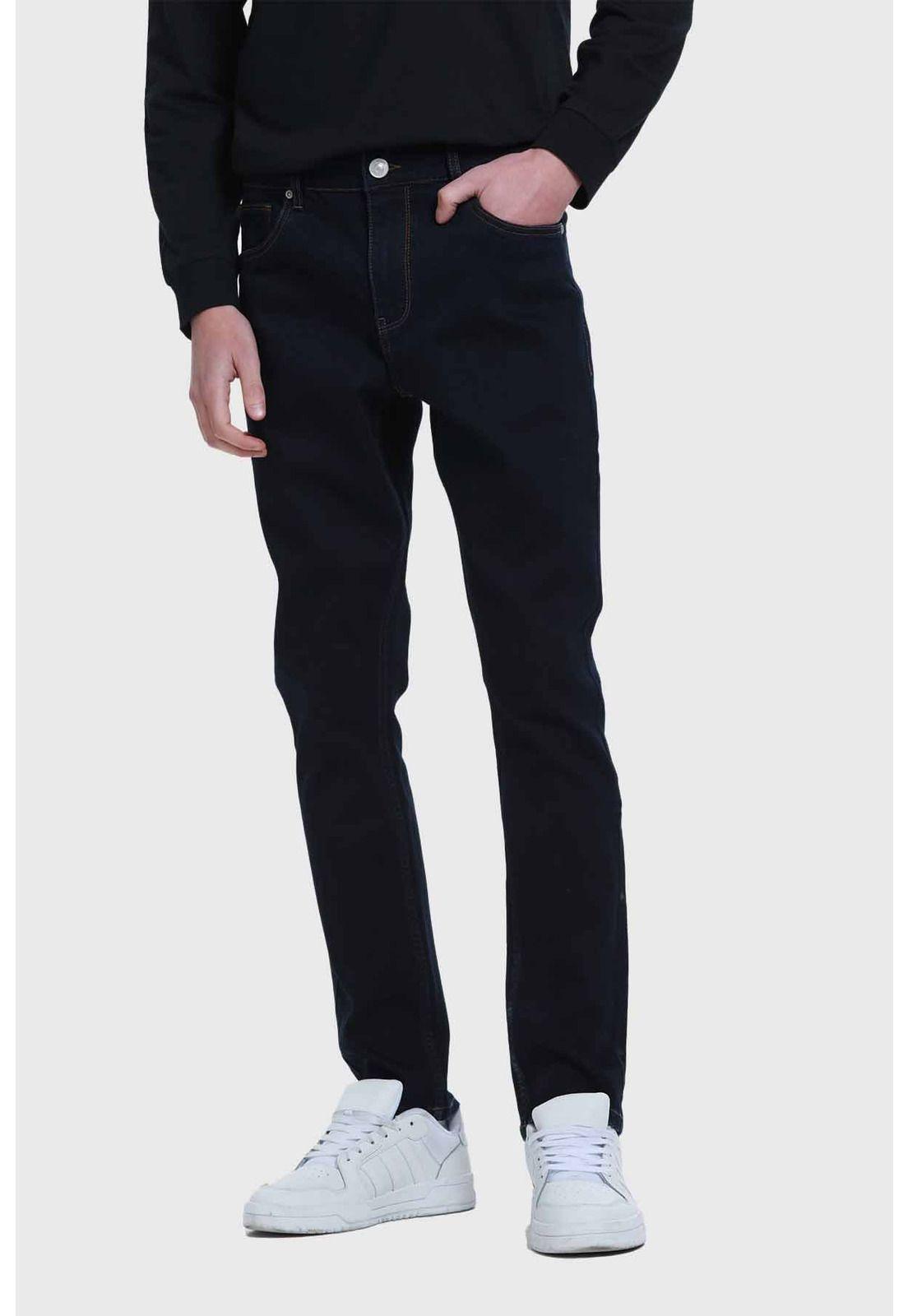 Jeans Hombre Classic Azul Índigo-0