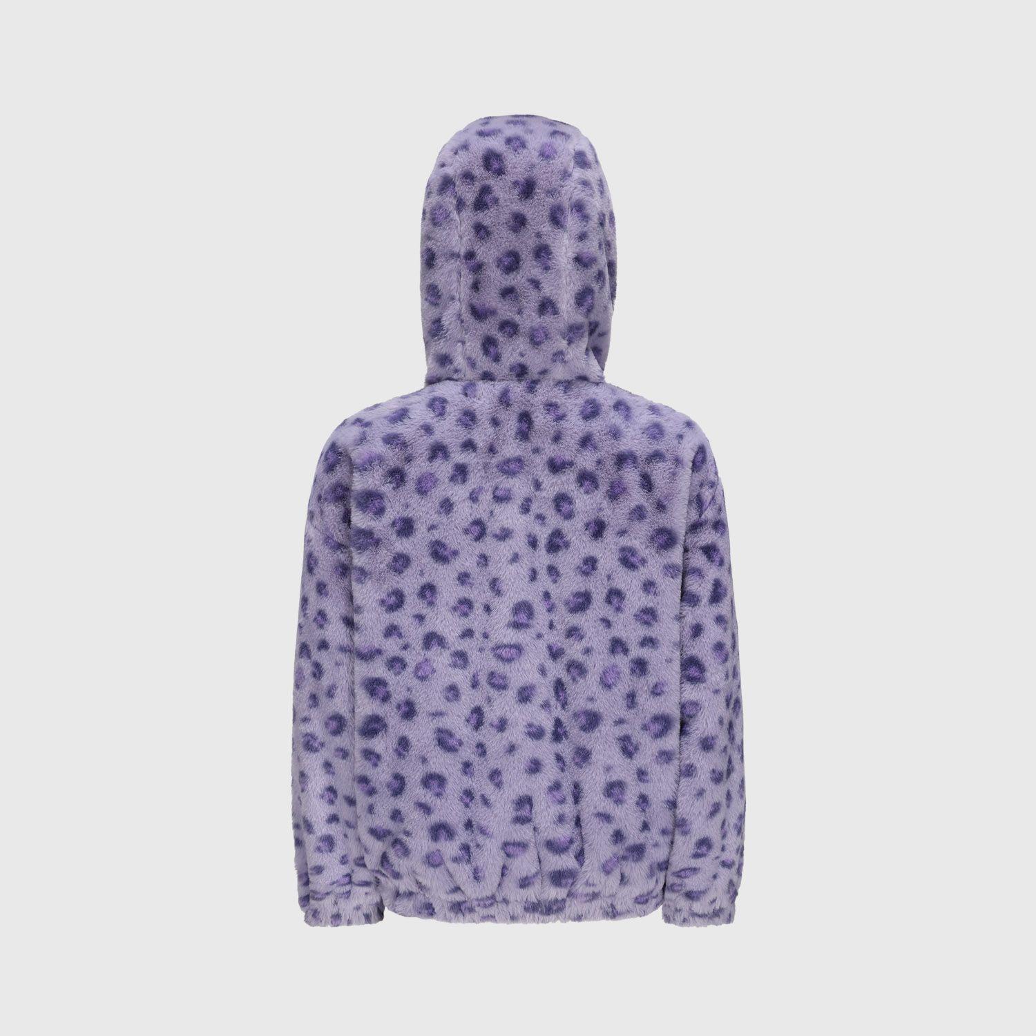 Chaqueta Niña Peluda Violeta-2