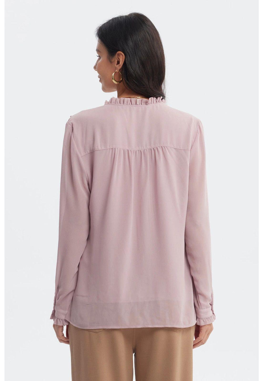 Blusa Mujer Slim Malva-2