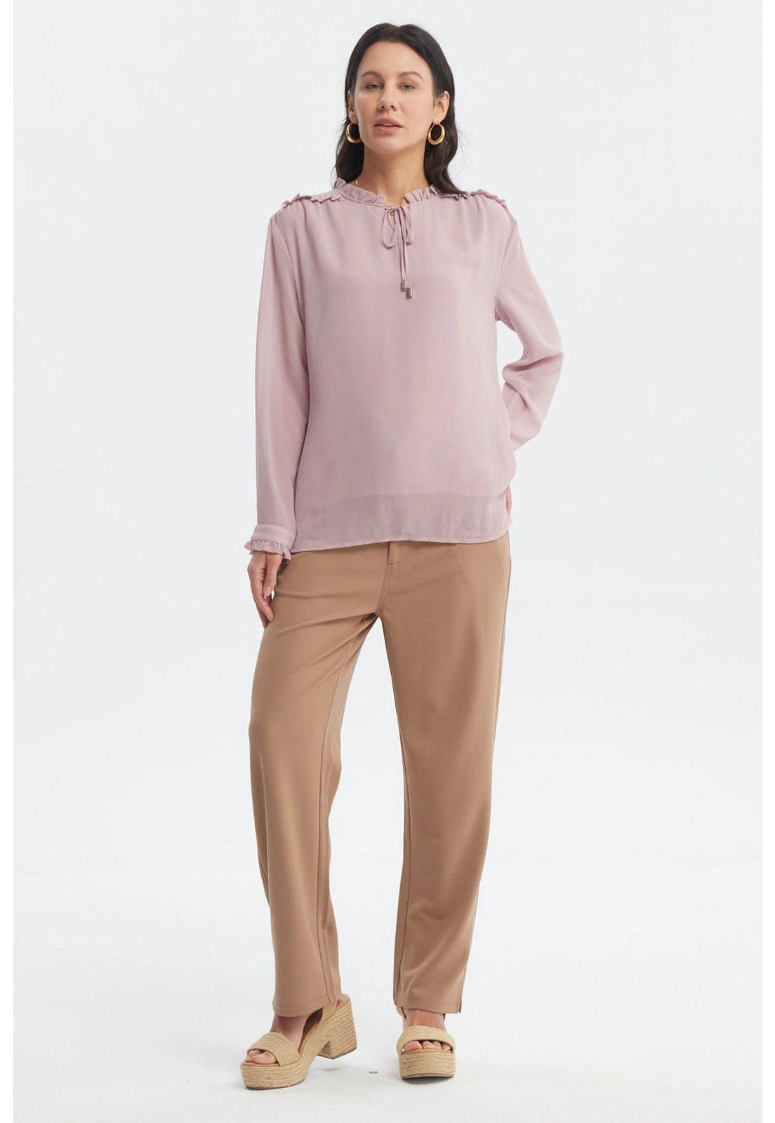 Blusa Mujer Slim Malva-3