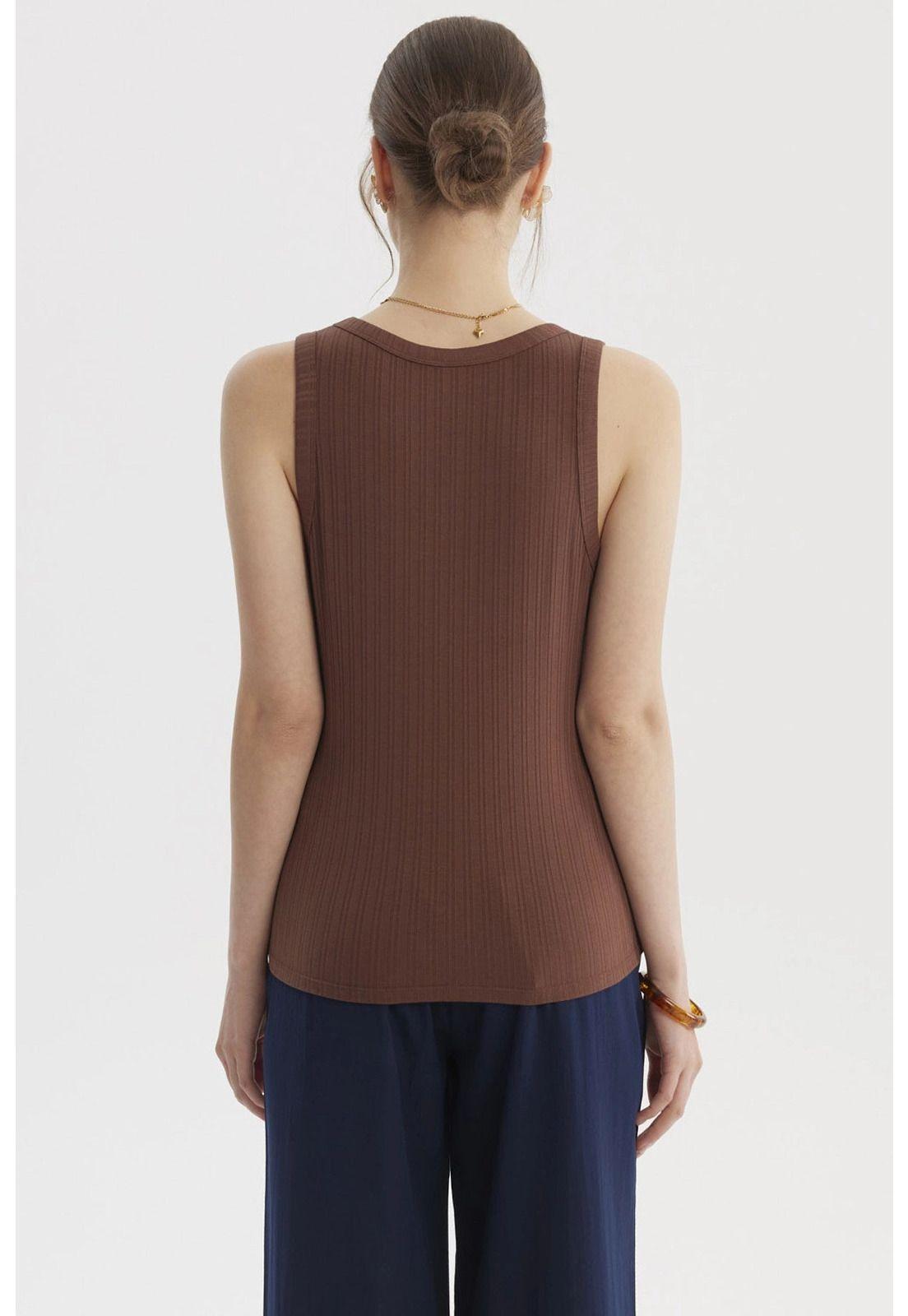 Peto Mujer Rib Café Claro-2