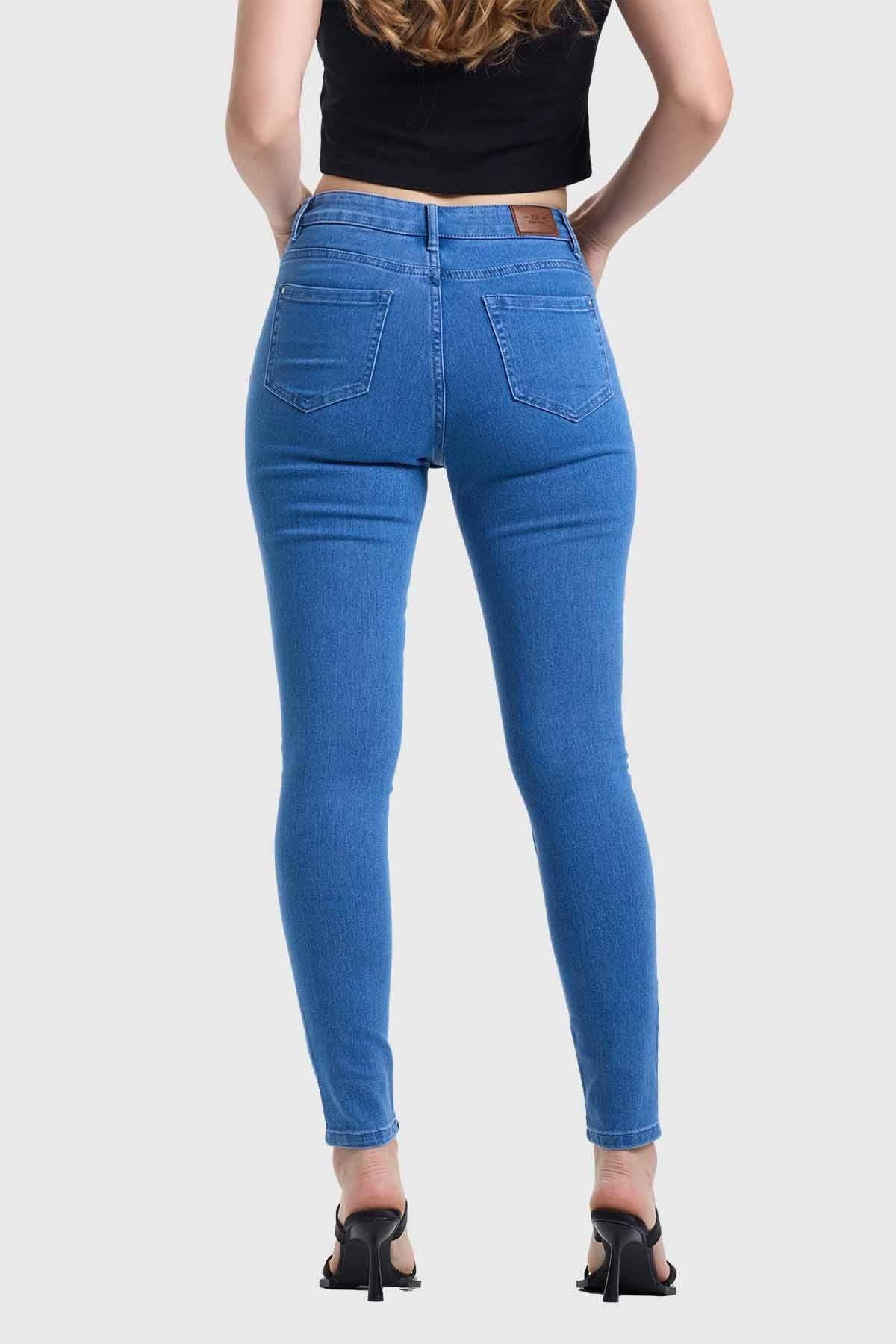 Jeans Mujer Skinny Emilia Azul Electrico I-2