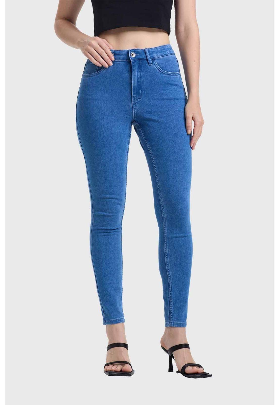 Jeans Mujer Skinny Emilia Azul Eléctrico I-0