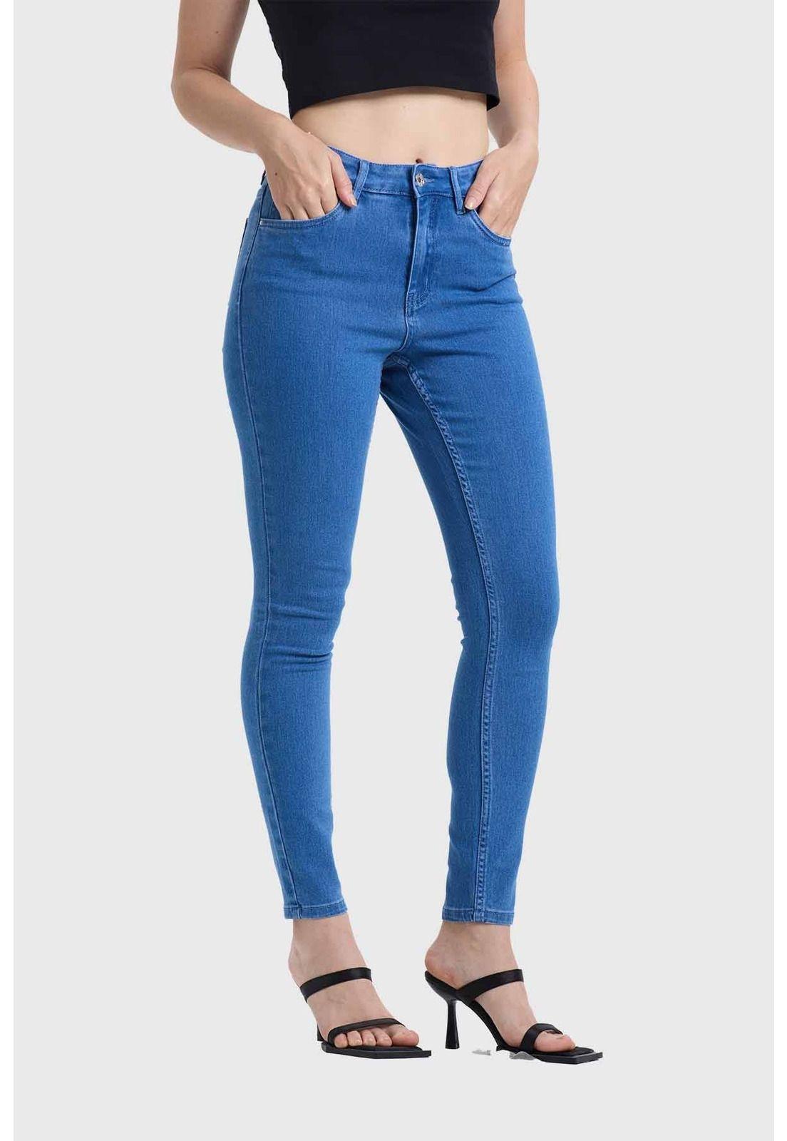 Jeans Mujer Skinny Emilia Azul Eléctrico I-3