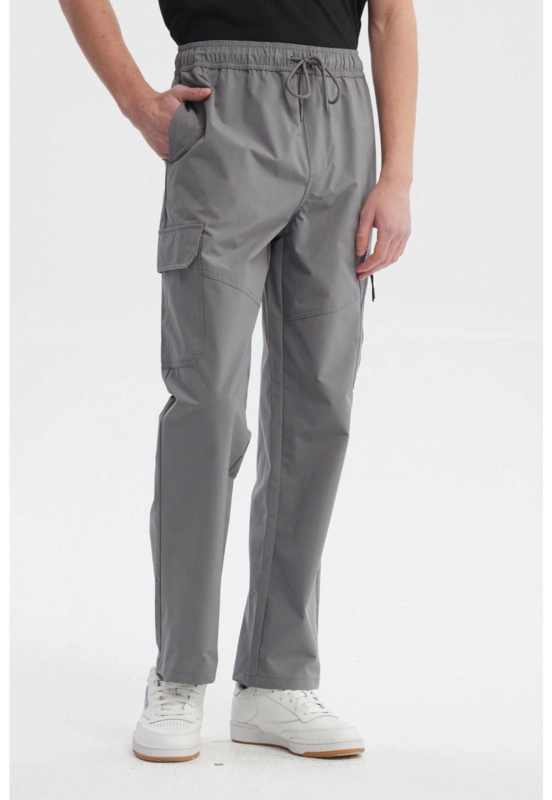 Pantalón Hombre Juvenil Calce Recto Gris-0