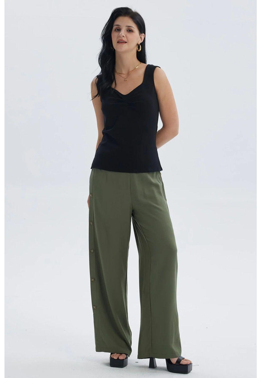 Polera Mujer Escote Cuadrado Negro - V-3