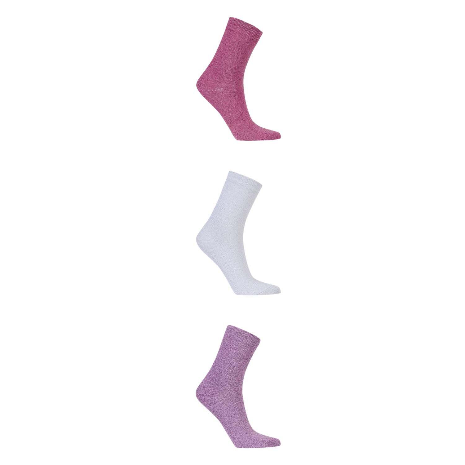 Calcetín De Vestir Mujer Tripack Violeta Ii Fashion's Park-0