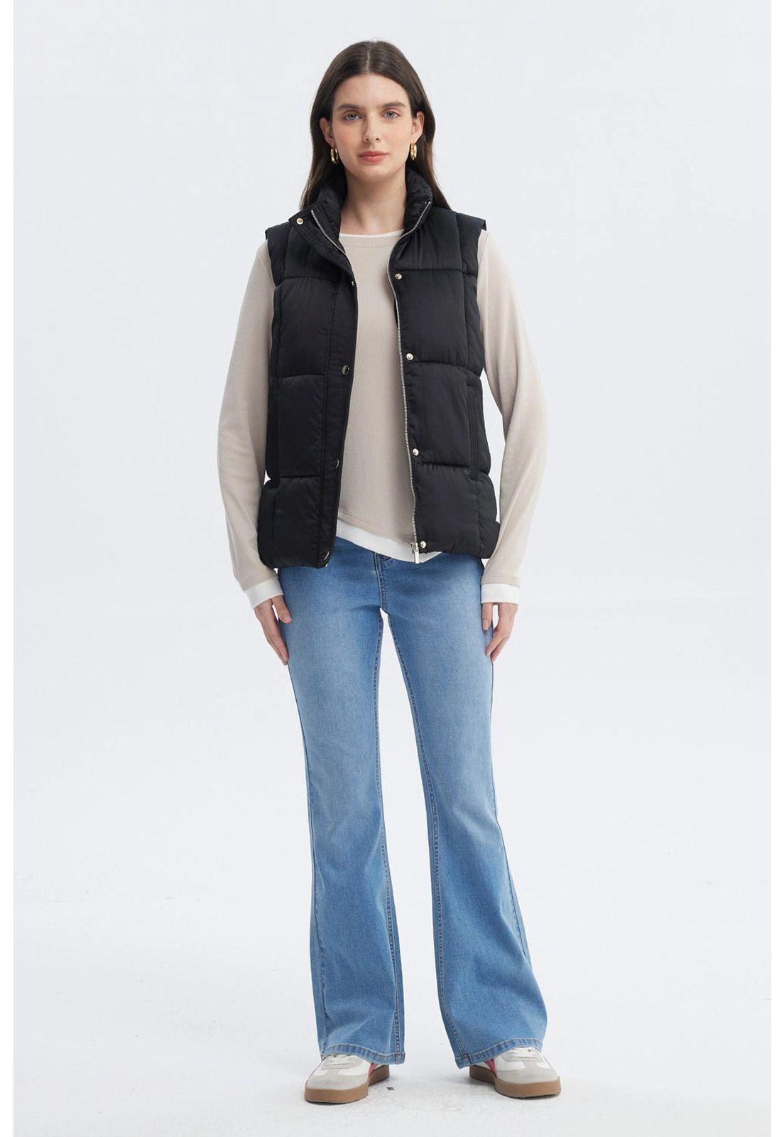 Parka Mujer Slim Negro - lll-3