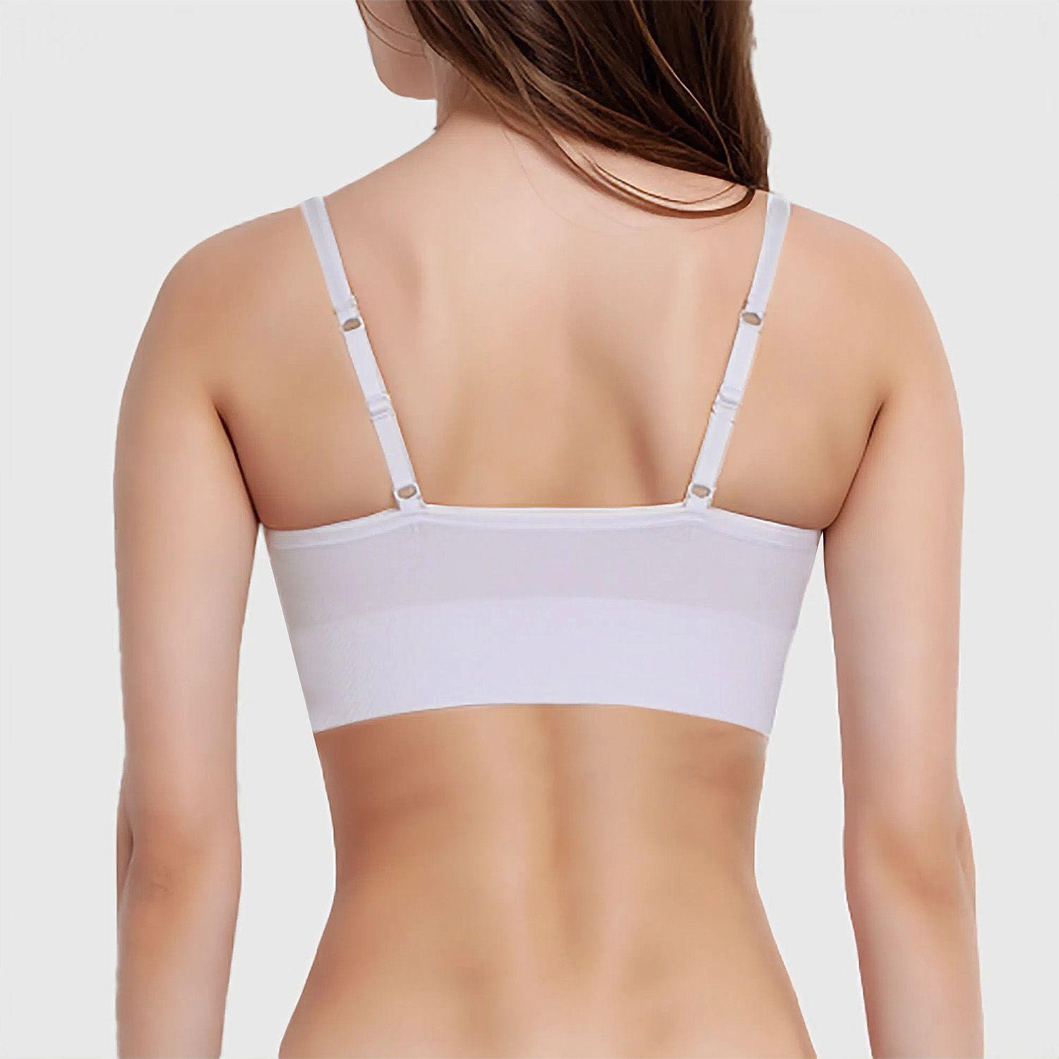 Sostén Mujer Bipack Peto Liso Celeste-4