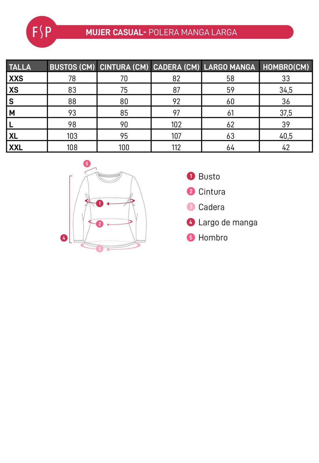 Polera Mujer Manga Larga Cuello Cruzado Negro-3