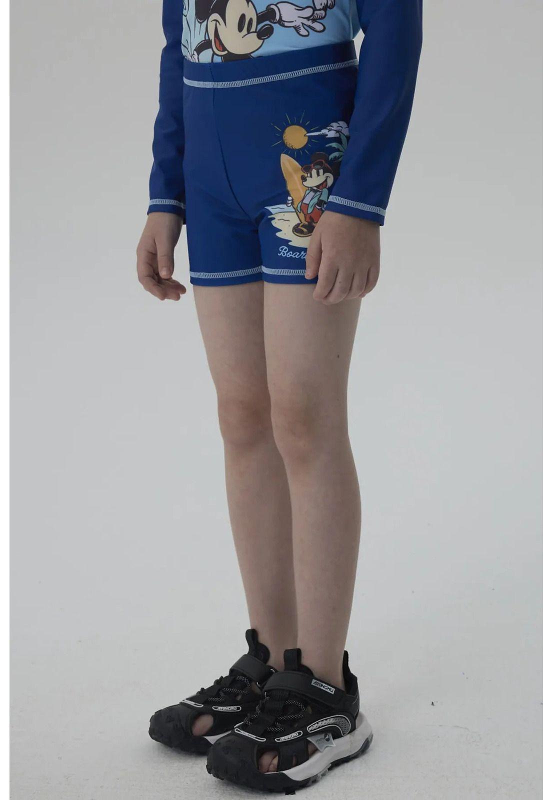 Short De Baño Niño Mickey Azul Marino-3