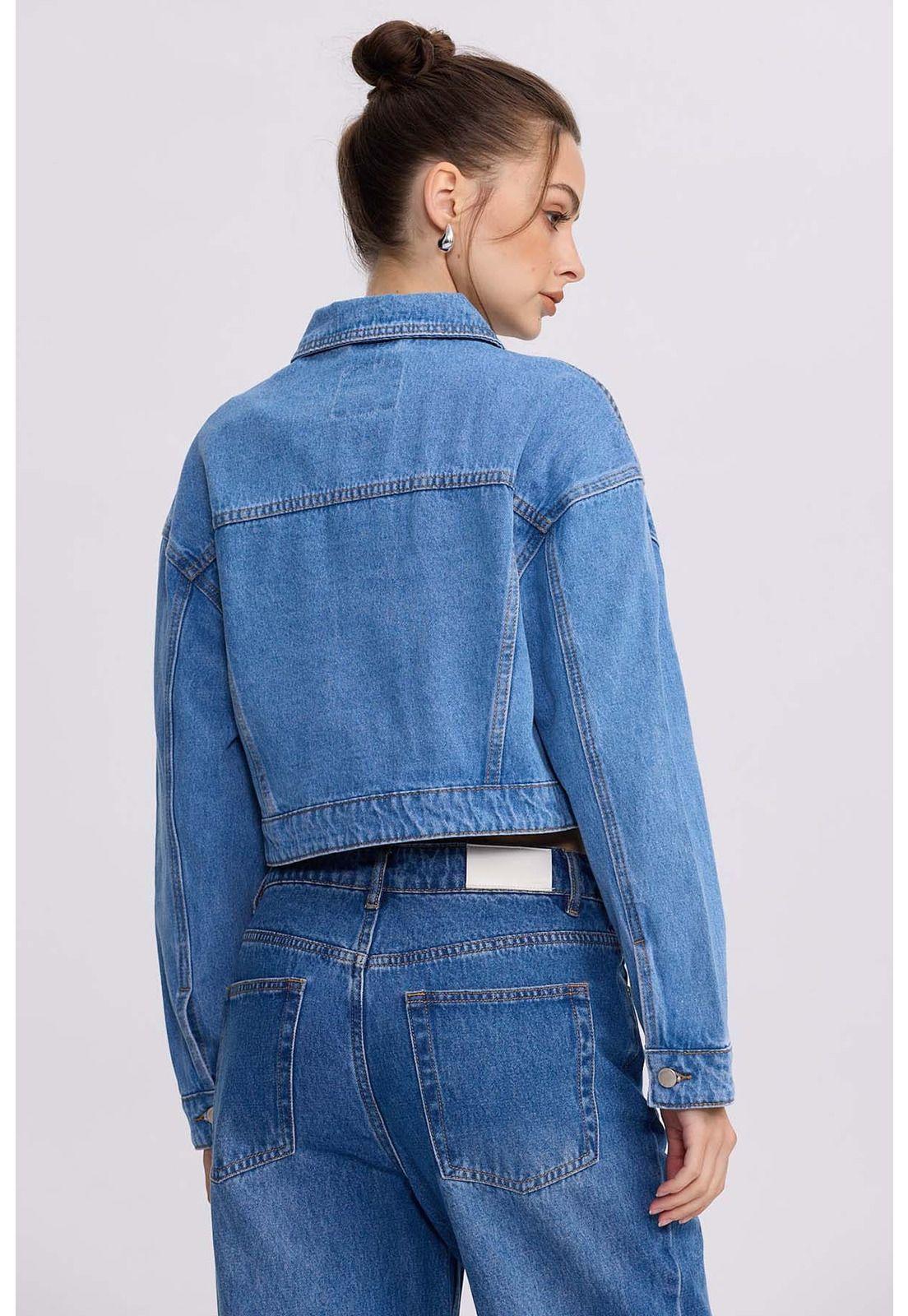 Chaqueta Mujer Cowboy Azul-2