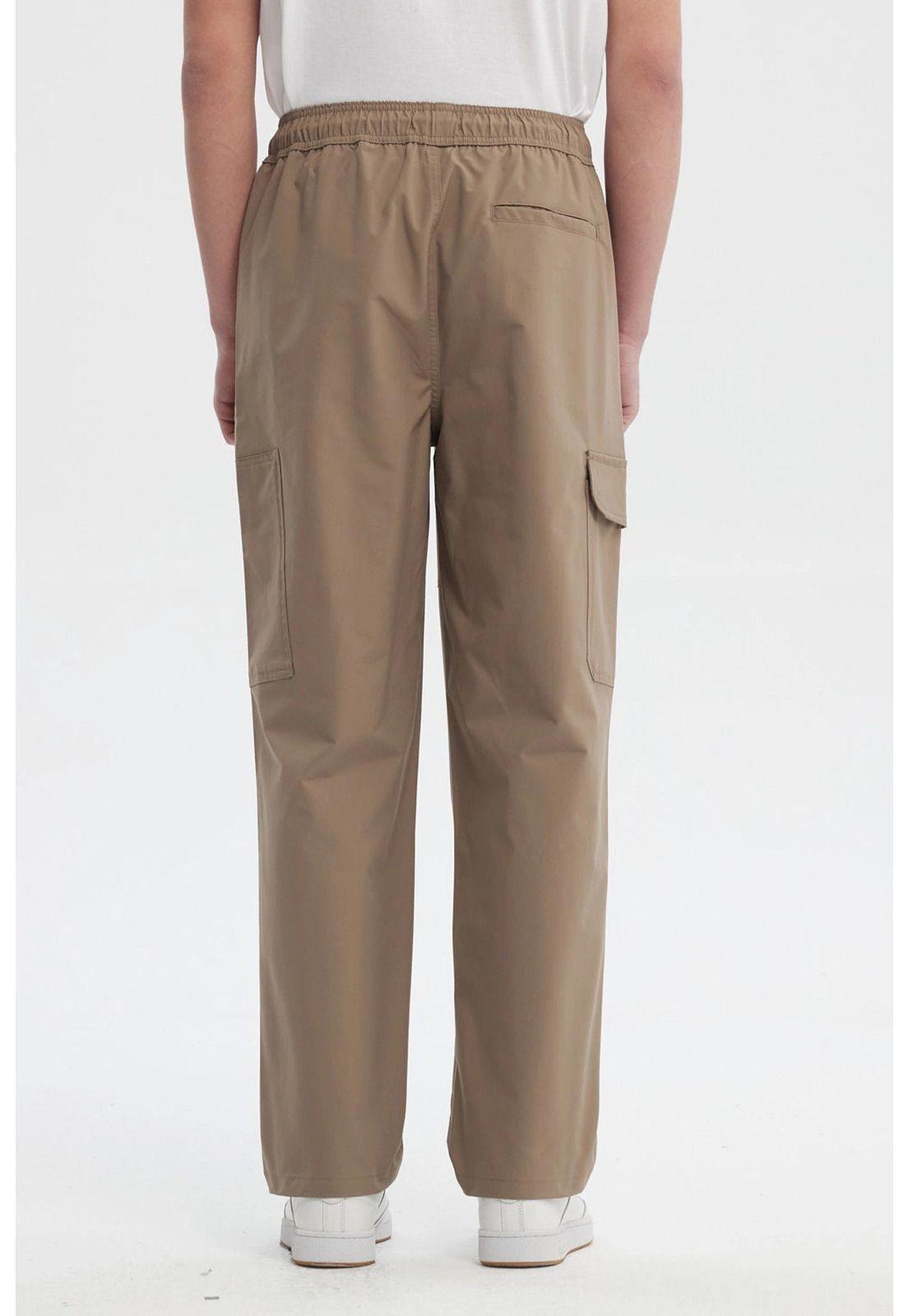 Pantalón Buzo Hombre Calce Recto Kaki-2