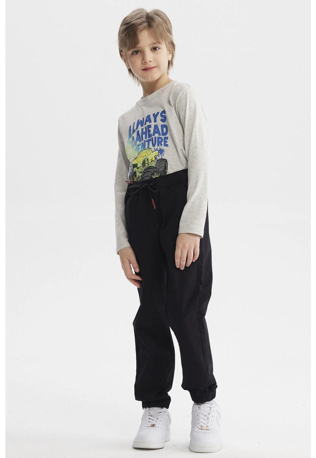 Pantalón Niño Básico Negro-3