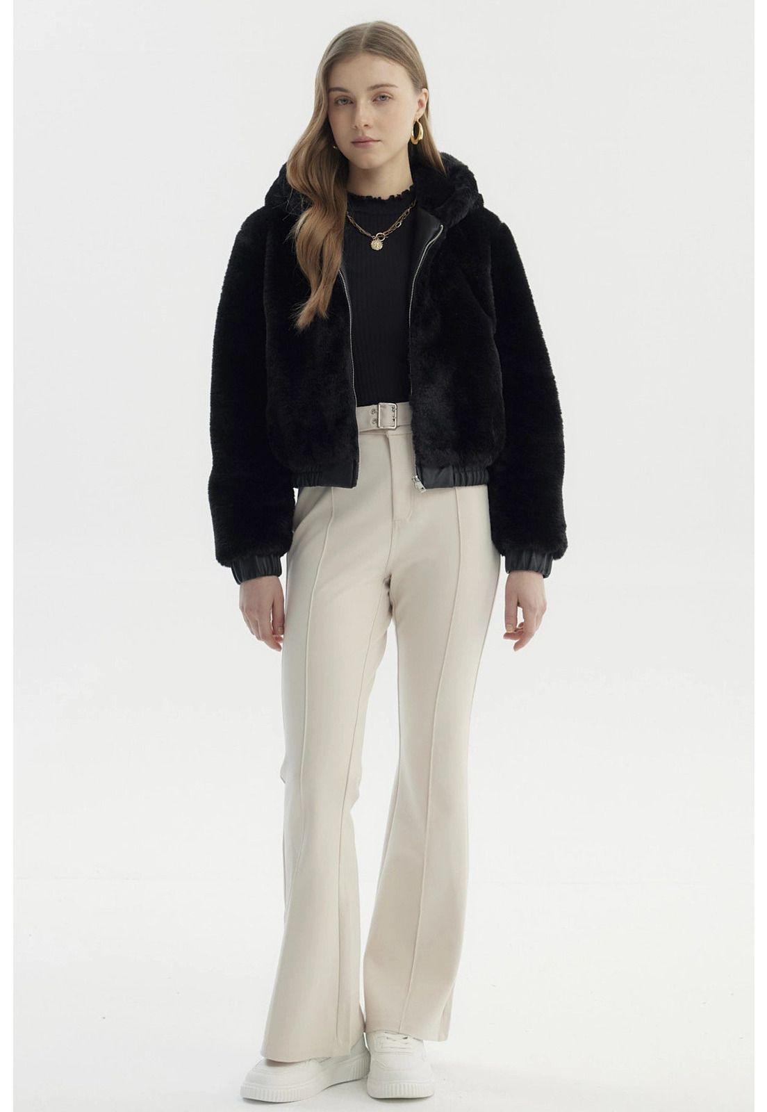 Chaqueta Mujer Juvenil Negro - lV-3