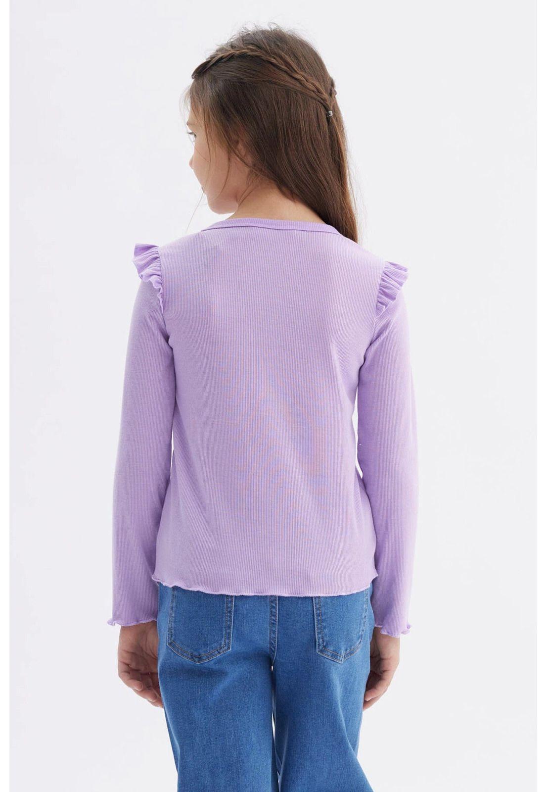 Polera Niña Vuelos Lila-2