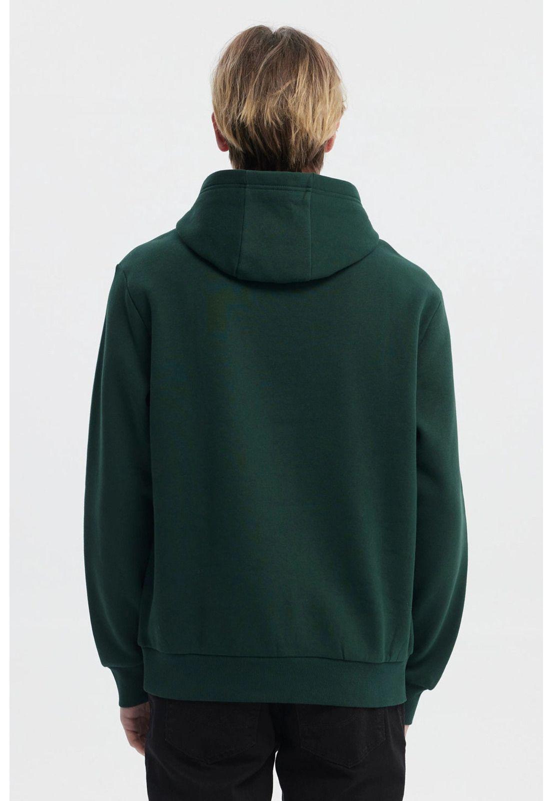 Polerón Hombre College Grafitti Verde-2