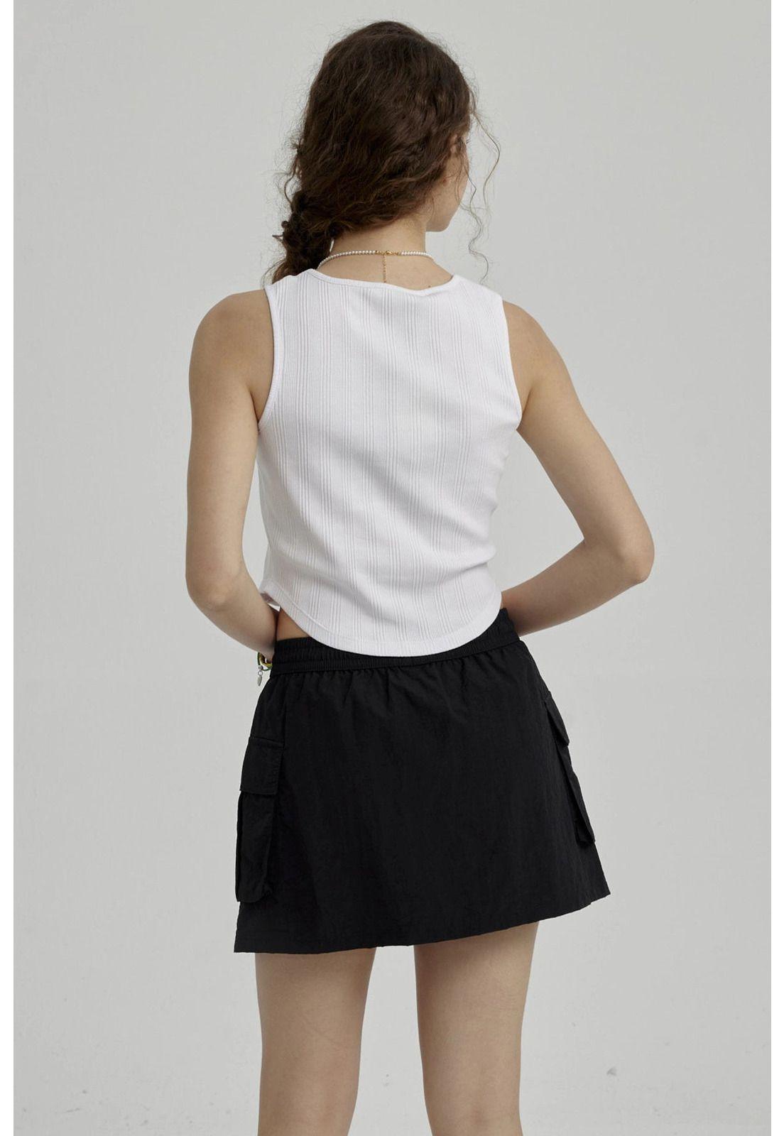 Polera Niña Con Peto Falso Blanco-4