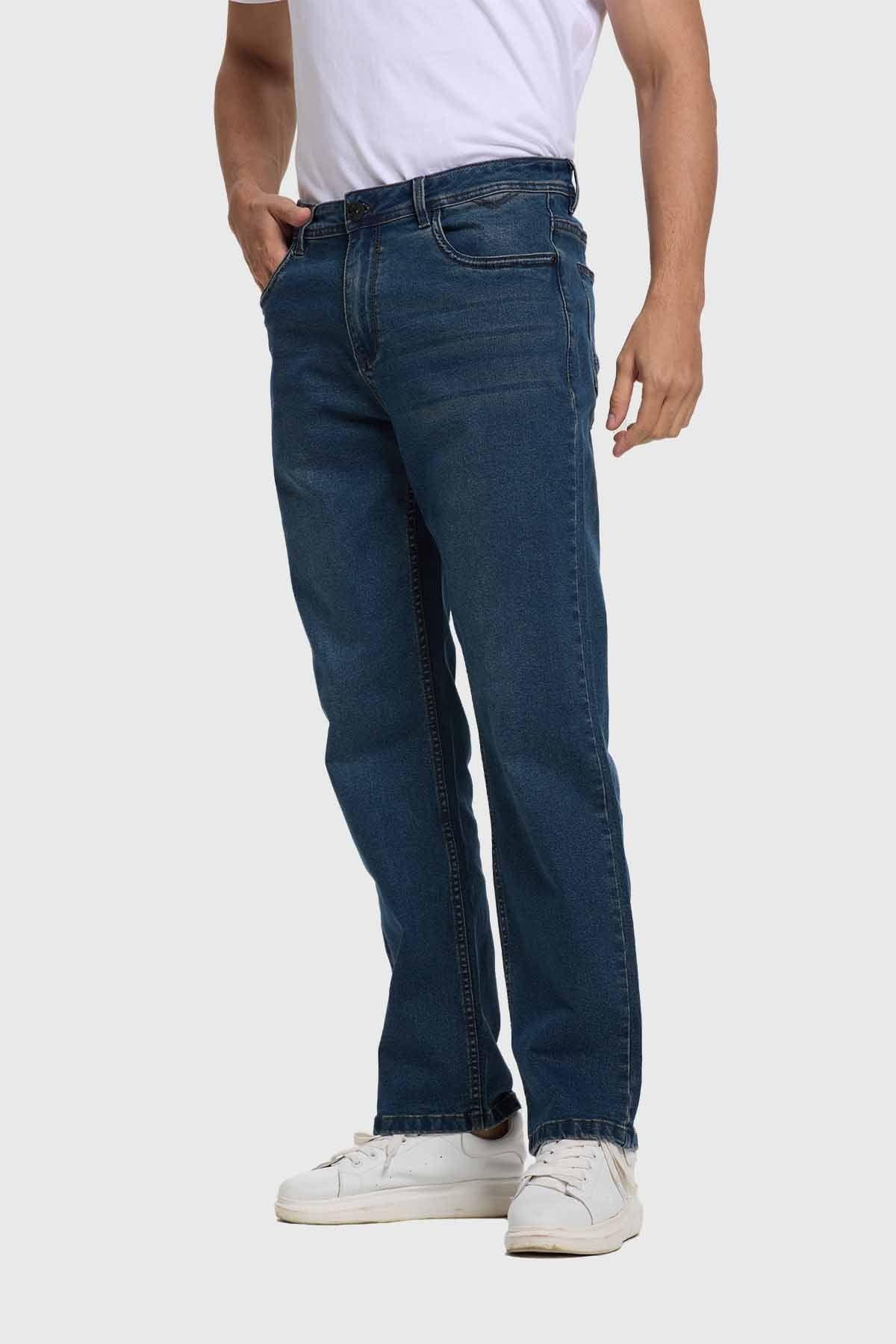 Jeans Hombre Straight 605 Azul Fashion's Park-1