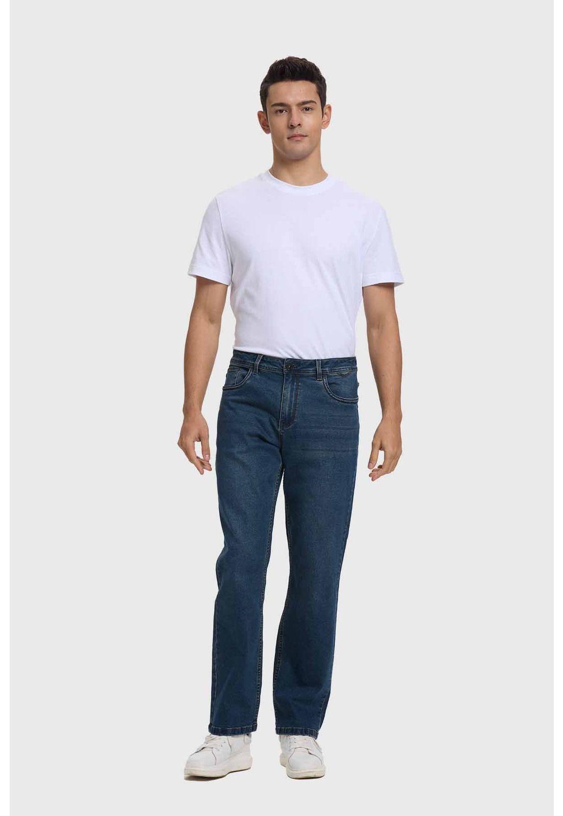 Jeans Hombre Straight Azul - lll-3