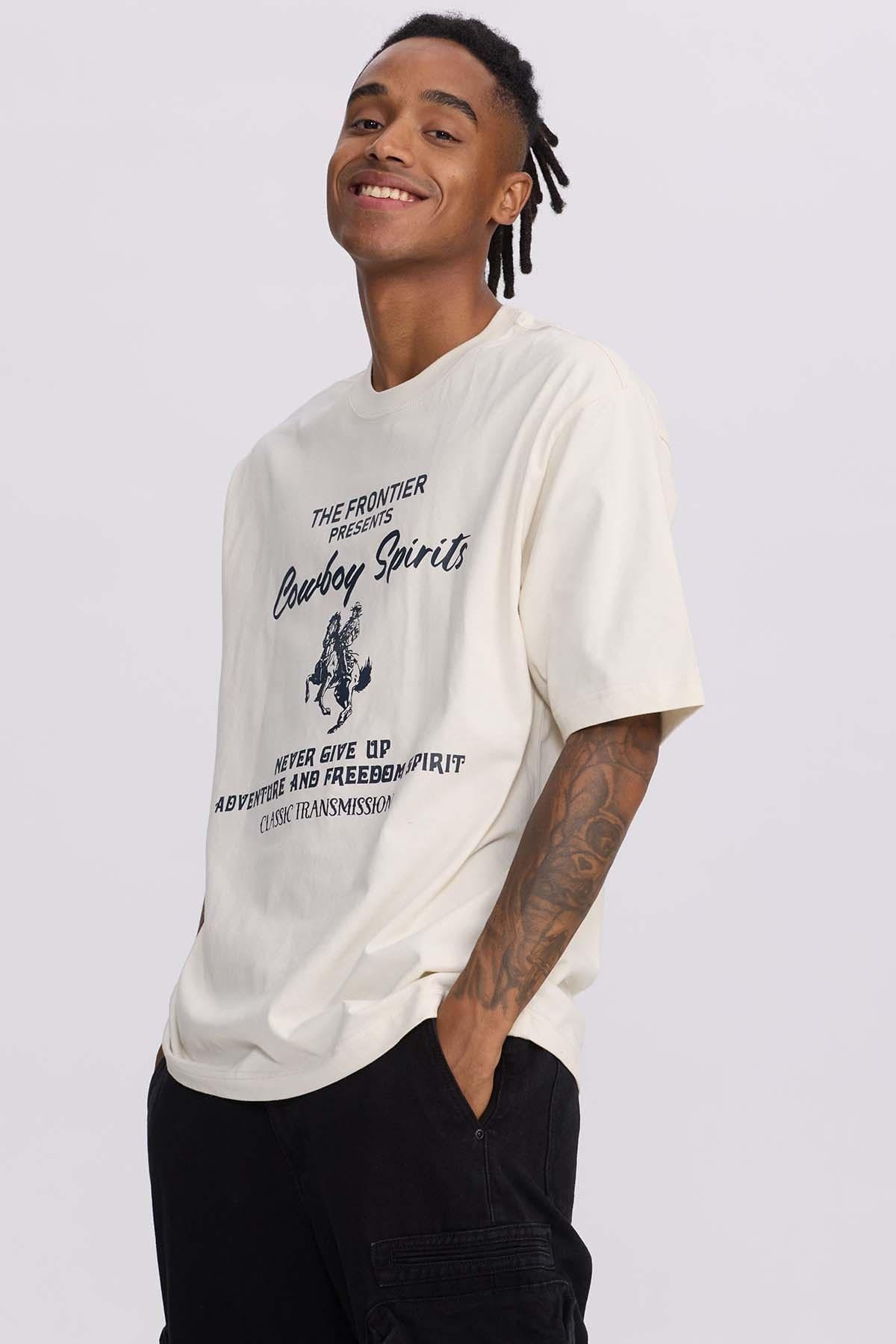 Polera Hombre Central West Crema II-1