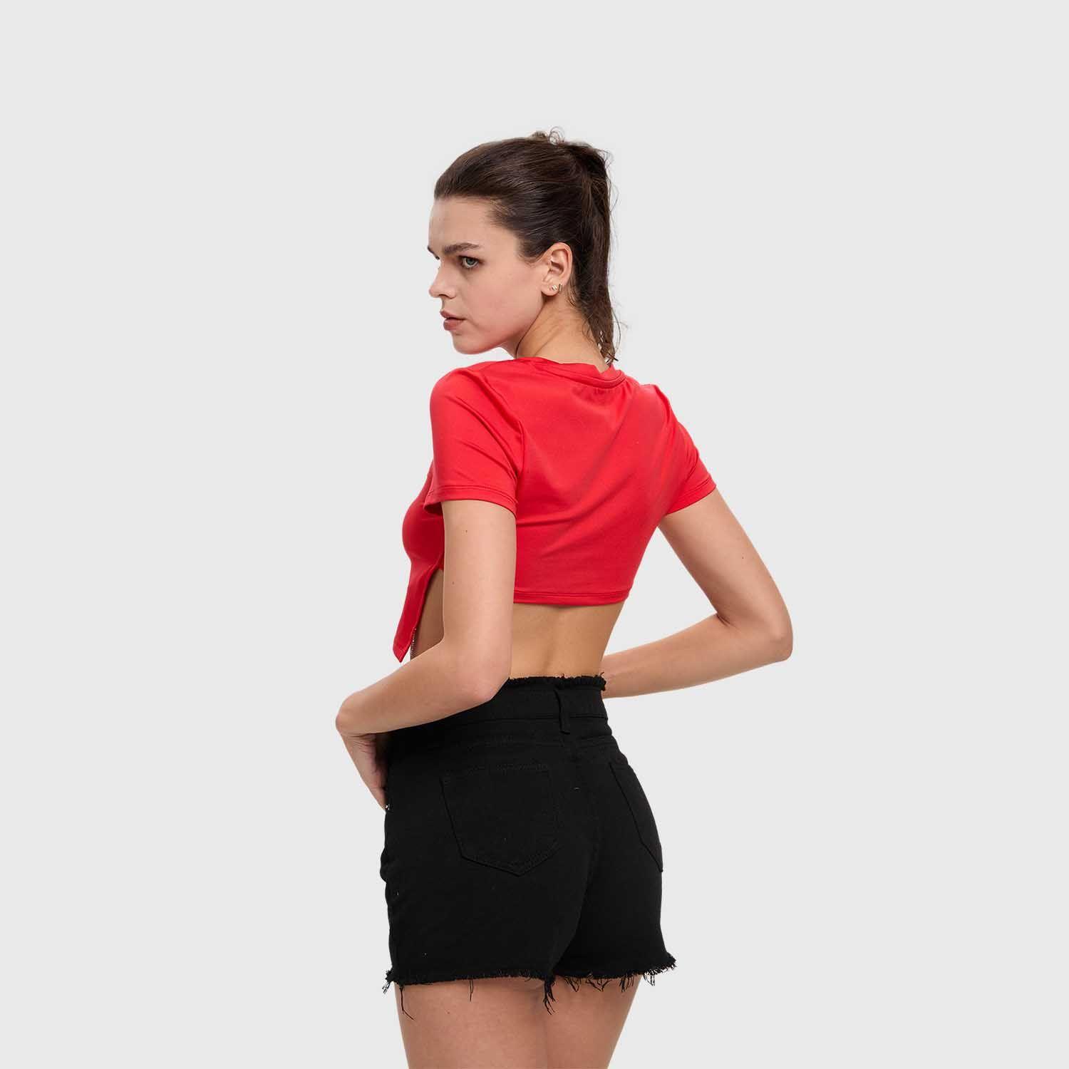 Polera Mujer Cadenas Rojo Fashion's Park-2