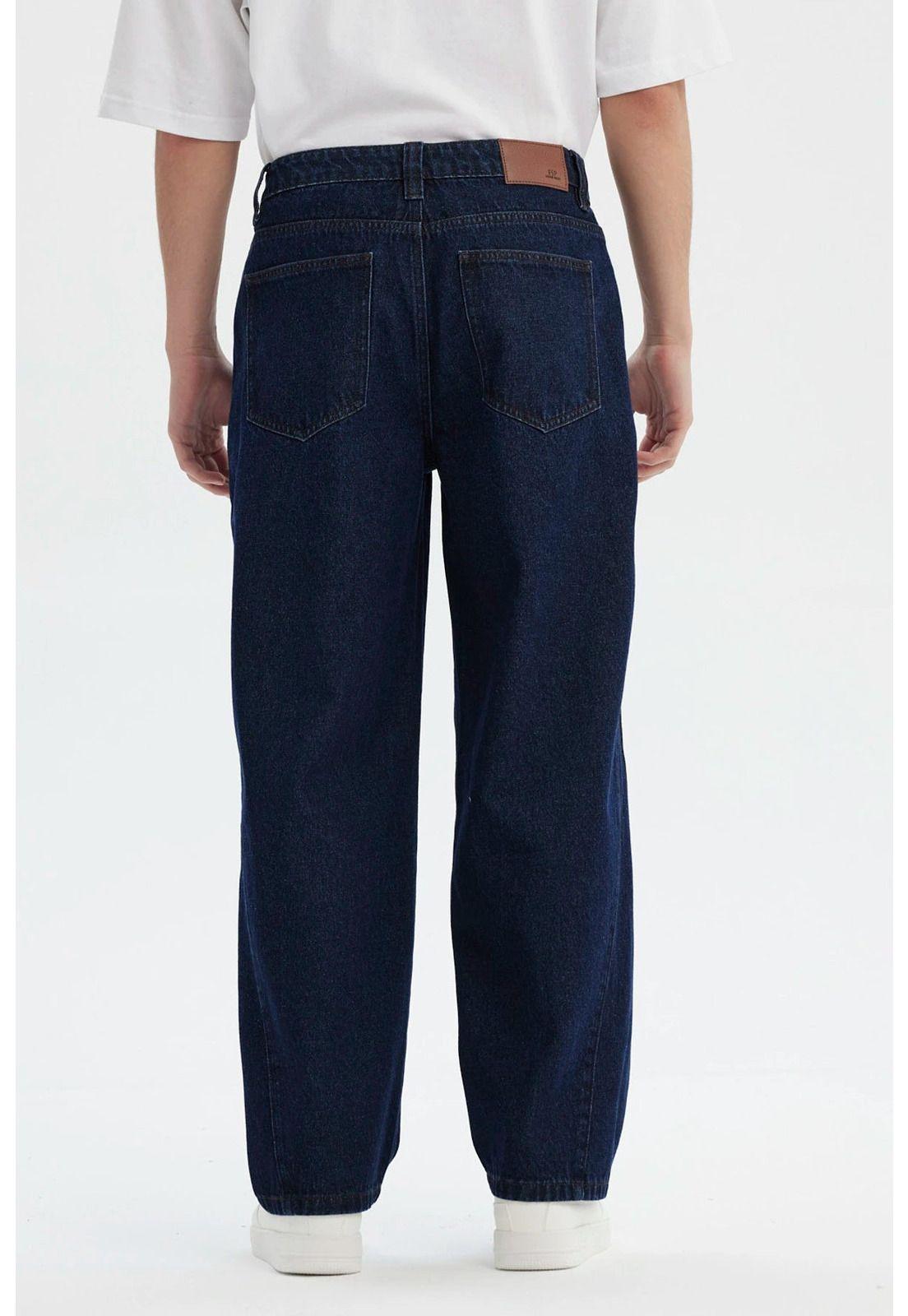 Jeans Hombre Baggy Azul Indigo-2