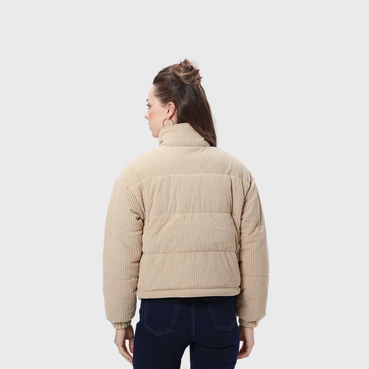 Chaqueta Mujer Puffa C Beige-2