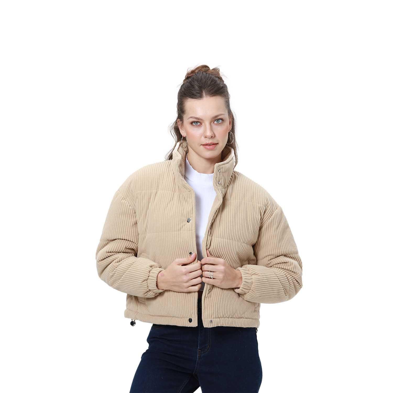 Chaqueta Mujer Puffa C Beige-0