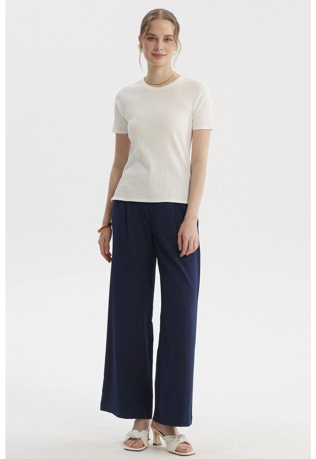 Polera Mujer Lisa Rib Crudo- ll-3