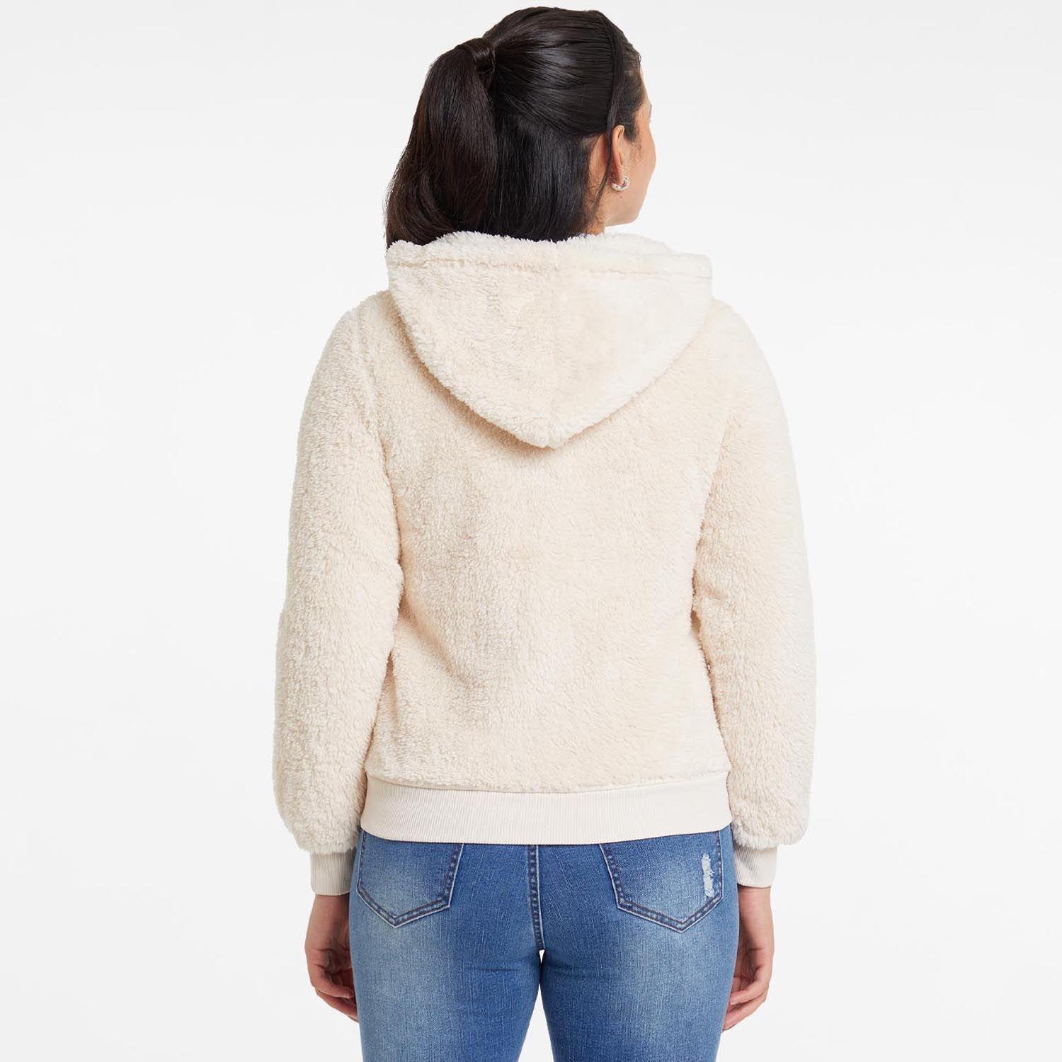 Polar Mujer Pompom Full Crema-4