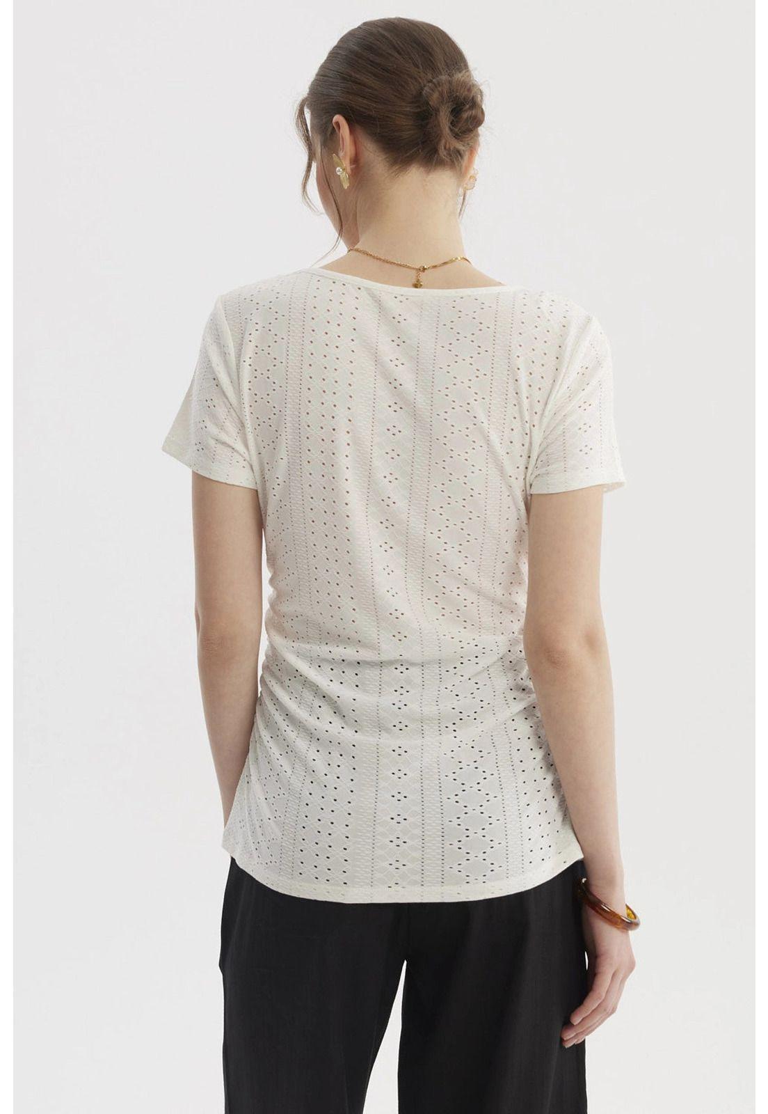 Polera Mujer Escote Cuadrado Crudo- ll-2