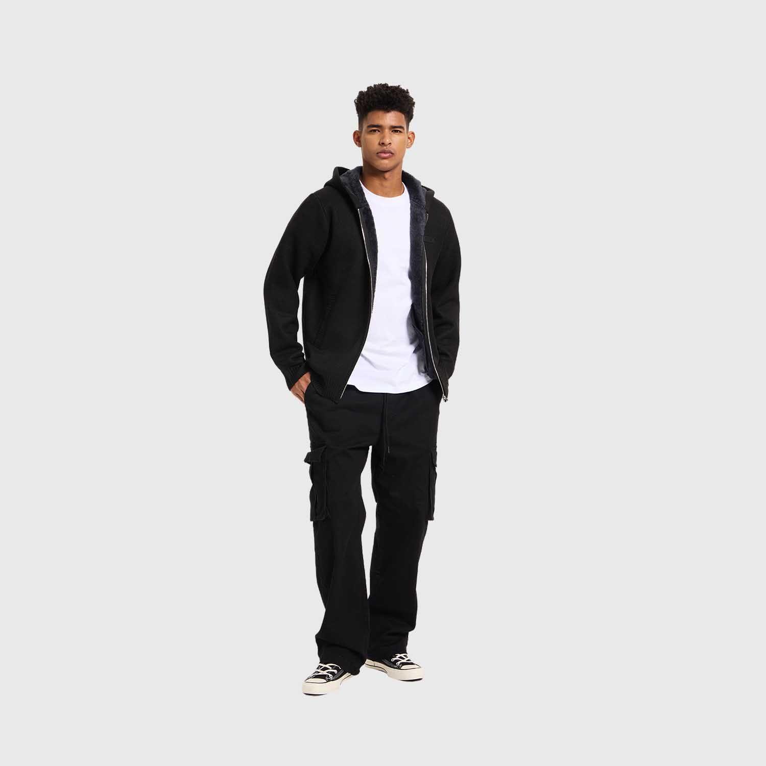 Sweater Hombre Hoodie Negro Fashion's Park-3