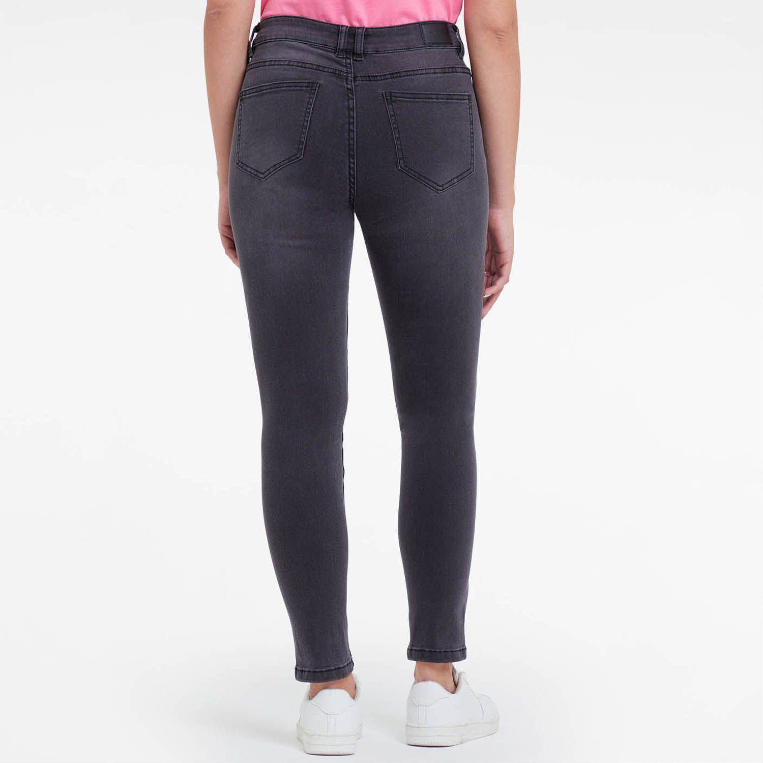 Jeans Super Skinny Estela Negro Mujer-2