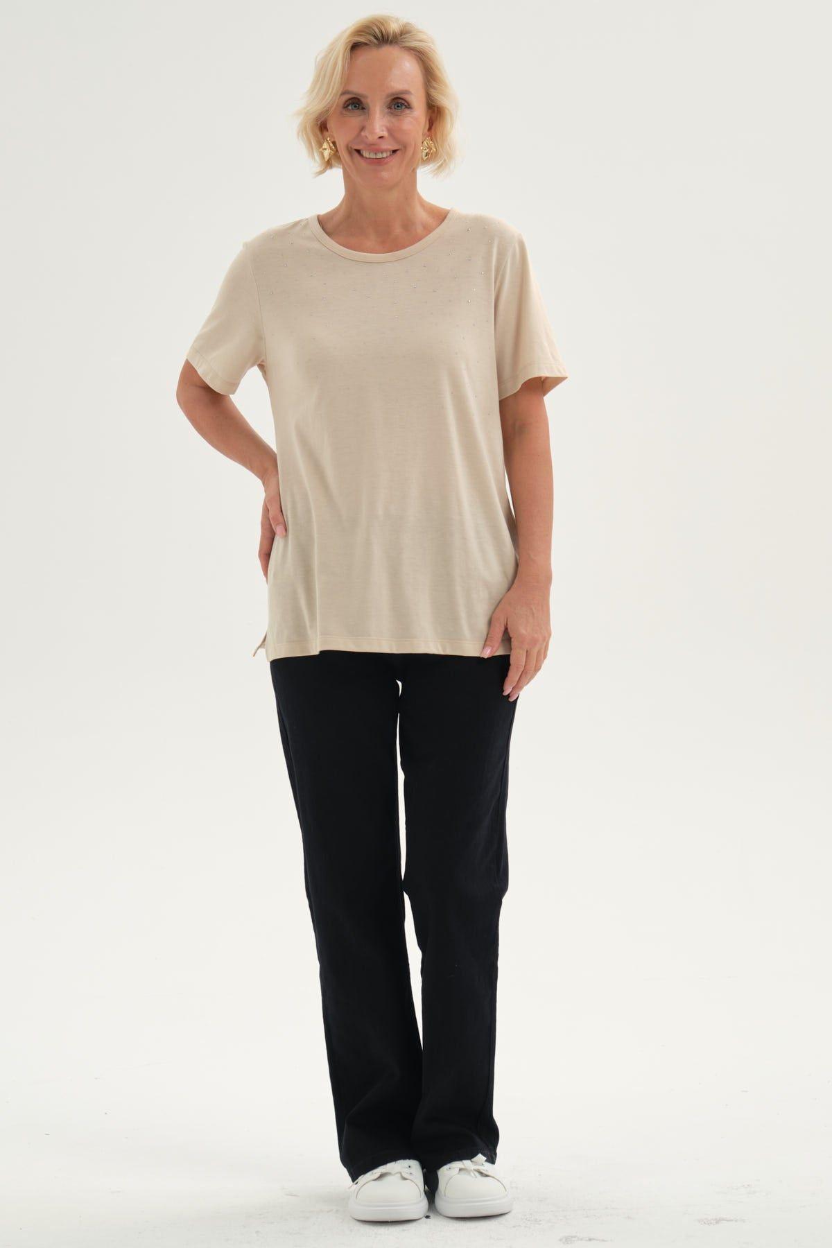 Jeans Mujer Flare Tiro Alto Negro-3