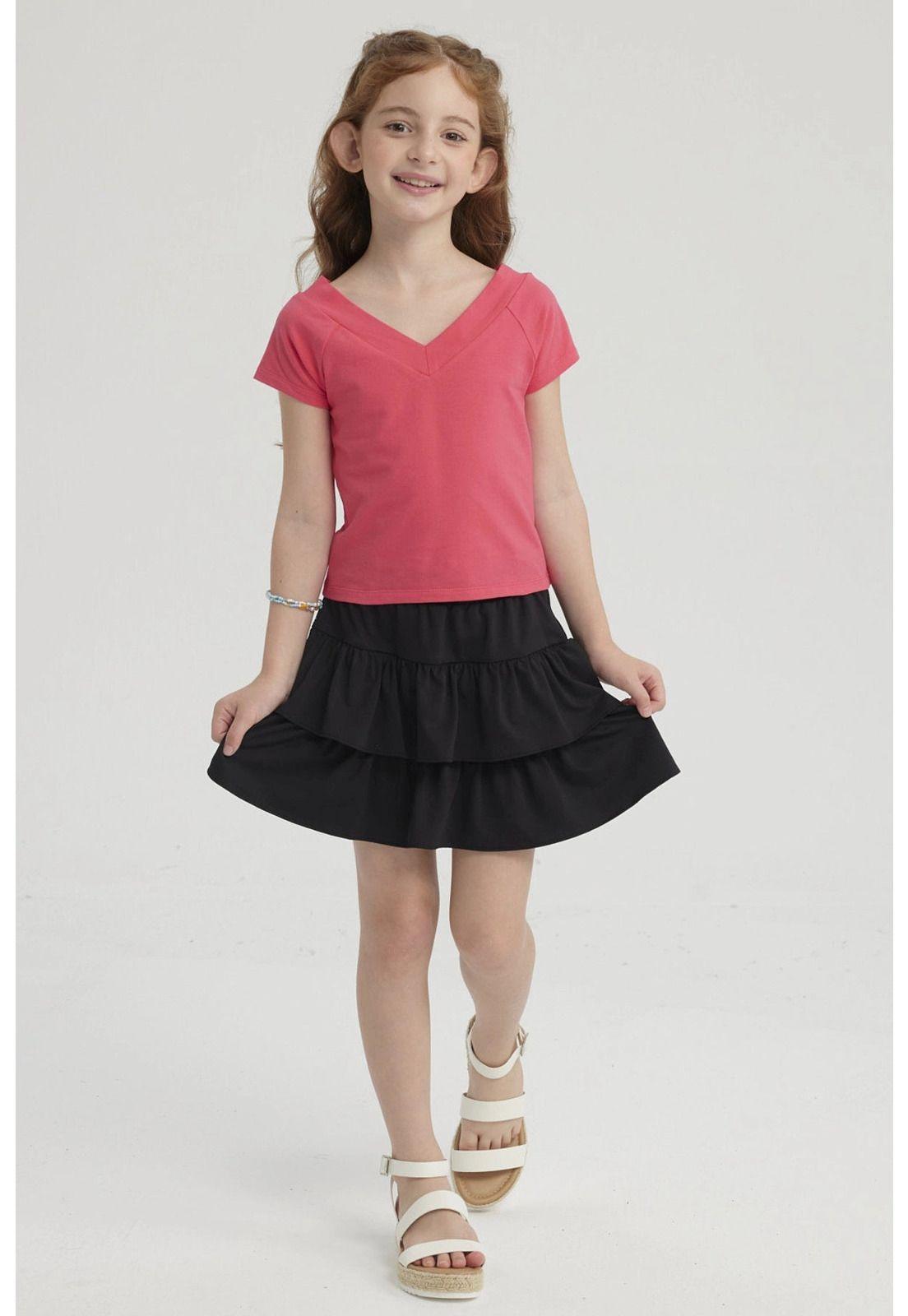 Polera Niña Teen Lisa Fucsia-1