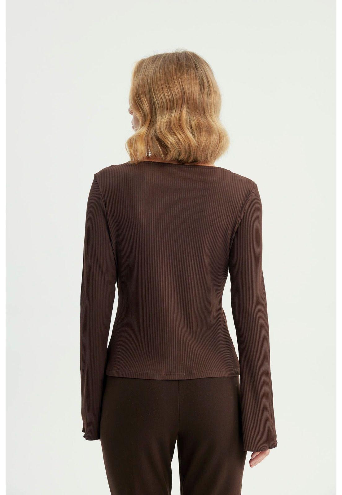 Polera Mujer Slim Chocolate - ll-2